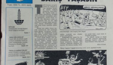 SON KELAYNAK MAYIS 1991 AYLIK KARİKATÜR DERGİSİ
