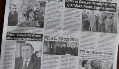 GİRESUN OLAY GAZETE 27 NİSAN 2009