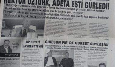 AJANS GİRESUN HAFTALIK BAĞIMSIZ GAZETE 7 OCAK 2008 AJANS GİRESUN HAFTALIK BAĞIMSIZ GAZETE 7 OCAK 2008