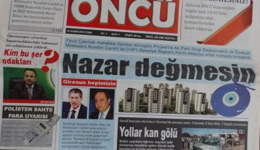 GİRESUN ÖNCÜ 19 KASIM 2010YIL:1 SAYI:1 50 KRŞ.