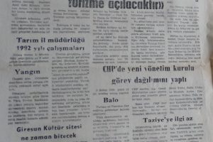 GÜNDÜZ GAZETESİ 10 ŞUBAT 1993