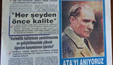 KALKINMADA ANAHTAR VERİMLİLİK KASIM 1991 KALKINMADA ANAHTAR VERİMLİLİK KASIM 1991