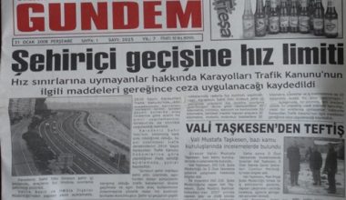 GİRESUN GÜNDEM GAZETESİ 31 OCAK 2008