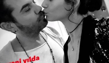 Beren Saat ve Kenan Doğulu’dan dudak dudağa yeni yıl pozu