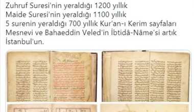 İBB, İngiltere’deki müzayededen Kur’an-ı Kerim ve el yazmaları aldı