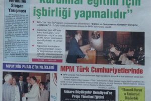 KALKINMADA ANAHTAR EYLÜL 1992