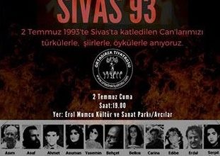 ‘Sivas yanıyor, şiirler yanıyor!’