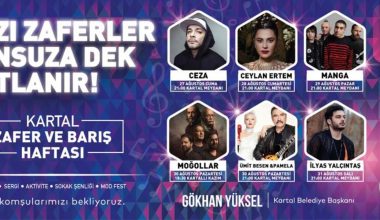 Kartal’da 30 Ağustos coşkusu