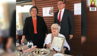 Nermin Abadan Unat’a, 100. yıl doğum günü armağanı 80 yıllık bir belge oldu Nermin Abadan Unat’a, 100. yıl doğum günü armağanı 80 yıllık bir belge oldu