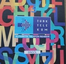 BİNGÖL TELEFON REHBERİ 1996