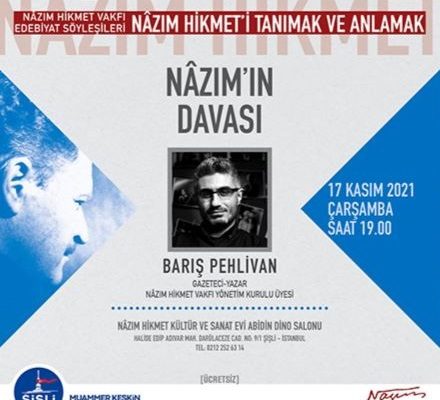 ‘Nâzım Hikmet’i Tanımak ve Anlamak’ söyleşileri başlıyor