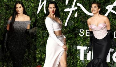 Moda dünyasının prestijli ödül törenine ünlüler akın etti