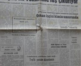 GİRESUN SON HABER GAZETESİ 20 NİSAN 1994