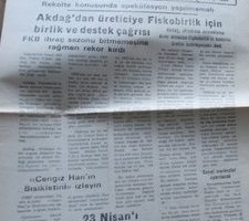 YENİ GİRESUN GAZETESİ 25 NİSAN 1994