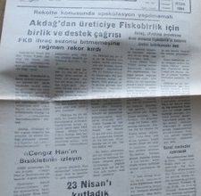 YENİ GİRESUN GAZETESİ 25 NİSAN 1994