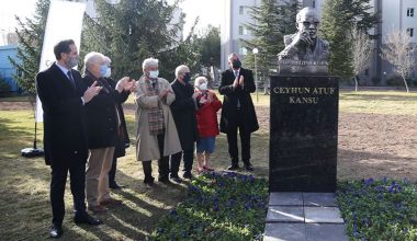 Çankaya Belediyesi, Ceyhun Atuf Kansu büstünün açılışını gerçekleştirdi