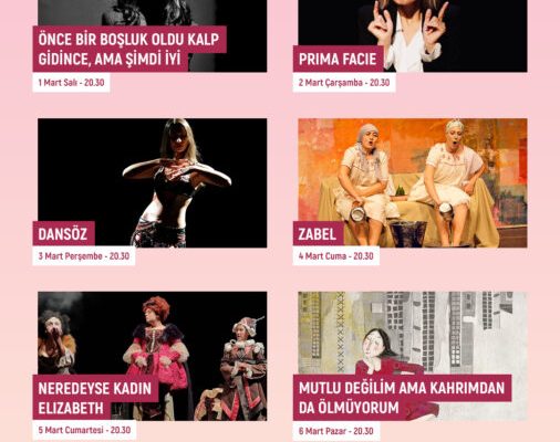 Hann Sahne Kanyon’da Kadın Oyunları Bugün Başlıyor: “Kadınlar Sahnede”
