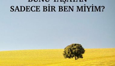 BUNU YAŞAYAN SADECE BİR BEN MİYİM?