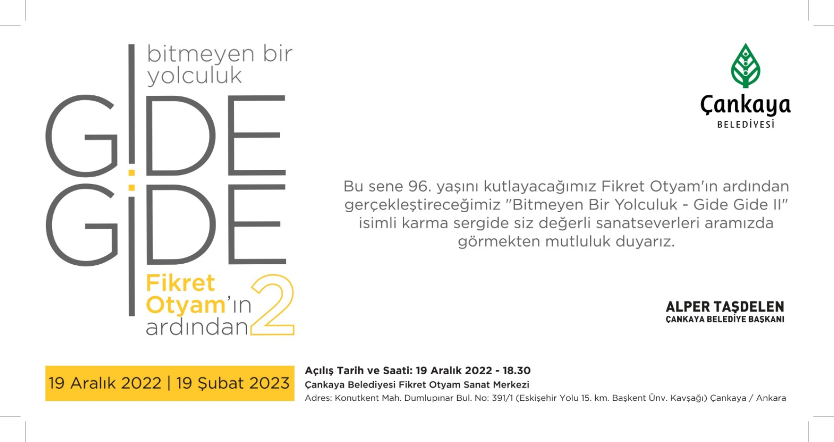 Fikret Otyam’ın bitmeyen yolculuğu: ‘Gide Gide’ Fikret Otyam’ın bitmeyen yolculuğu: ‘Gide Gide’