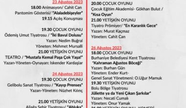 “Bağımsız Tiyatro Birliği Eceabat Tiyatro Şenliği”