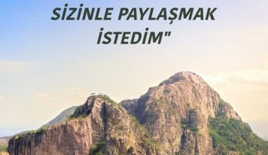 “BU SEVİNCİMİ SİZİNLE PAYLAŞMAK İSTEDİM”