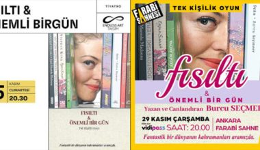 Burcu Seçmeer, “Fısıltı & Önemli Bir Gün” Burcu Seçmeer, “Fısıltı & Önemli Bir Gün”