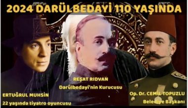 Can Doğan’ın “Darülbedayi 110 Yaşında” Belgeseli Youtube’da! Can Doğan’ın “Darülbedayi 110 Yaşında” Belgeseli Youtube’da!