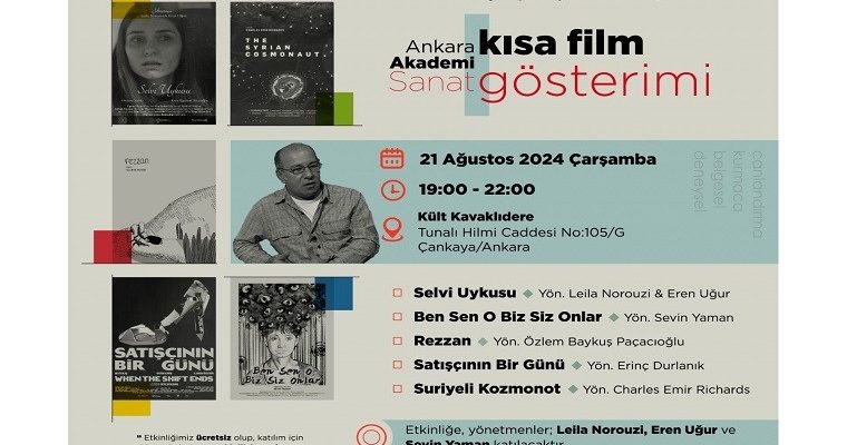 Ankara Akademi Sanat’tan Kısa Film Gösterimi