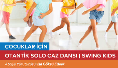 Çocuklar için otantik solo caz dansı