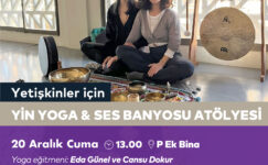 Yetişkinler için Yin Yoga & Ses Banyosu Atölyesi