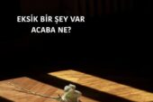 EKSİK BİR ŞEY VAR – ACABA NE?