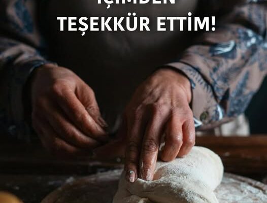 İÇİMDEN TEŞEKKÜR ETTİM!