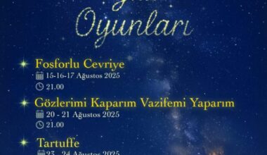 İBB Şehir Tiyatroları’nın Açık Hava Yaz Oyunları Biletleri Satışa Çıkıyor