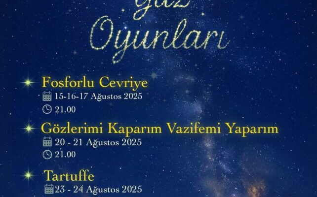İBB Şehir Tiyatroları’nın Açık Hava Yaz Oyunları Biletleri Satışa Çıkıyor