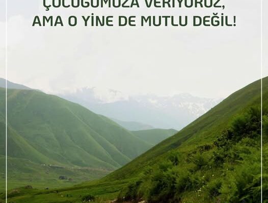 BÜTÜN DİKKATİMİZİ ÇOCUĞUMUZA VERİYORUZ,