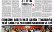 Tiyatro Gazetesi Ekim 2025
