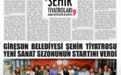 Tiyatro Gazetesi Ekim 2025