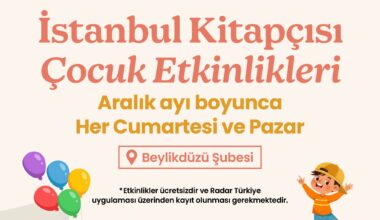 İstanbul Kitapçısı Çocuk Etkinlikleri İstanbul Kitapçısı Çocuk Etkinlikleri
