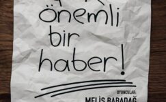 “Çok Önemli Bir Haber”