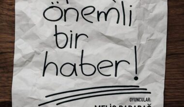 “Çok Önemli Bir Haber” “Çok Önemli Bir Haber”