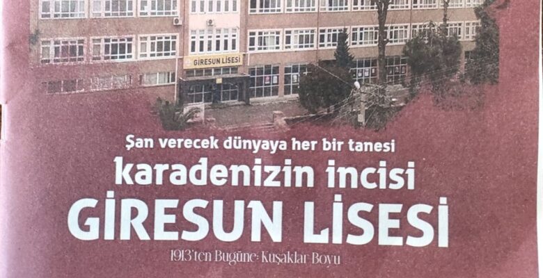 İzler Dergisinin Aralık Ayı Sayısında Giresun Lisesi Yer Aldı
