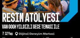 Van Gogh Yıldızlı Gece Temalı Resim Atölyesi