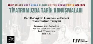 Tiyatromuzda Tarih Konuşmaları Yeni Mevsime Başlıyor: