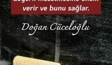 Kendi Egosuna ya da Öğrenciye…