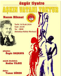 Özgür Tiyatro, “Aşkın Vatanı Yoktur”