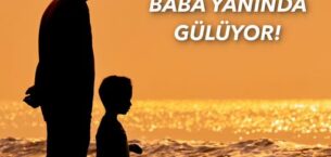 ÇOCUK DEHŞET İÇİNDE ÇIĞLIK ATIYOR, BABA YANINDA GÜLÜYOR