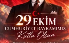 CUMHURİYET BAYRAMIMIZ KUTLU OLSUN!